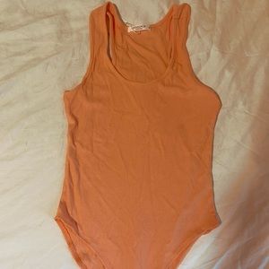 Peach bodysuit